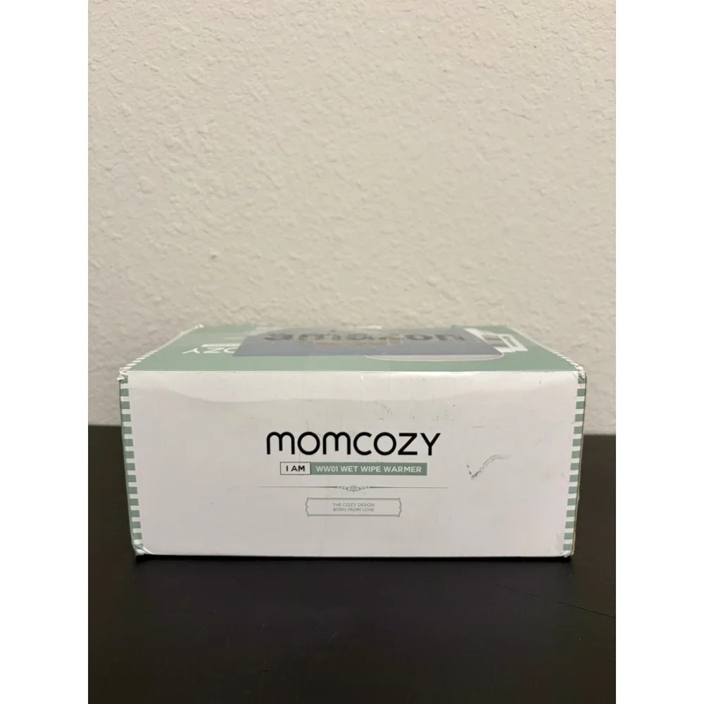 Momcozy WW01 Wet Wipe Warmer | In Color White/ Green | Brand New Damaged Box